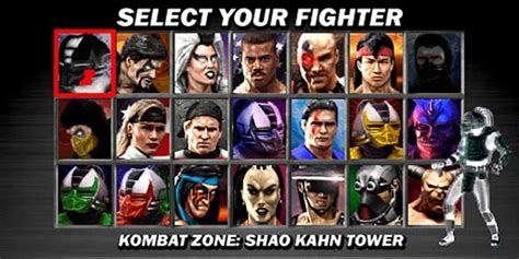 Mortal Kombat Character Select Screen Terencedanish