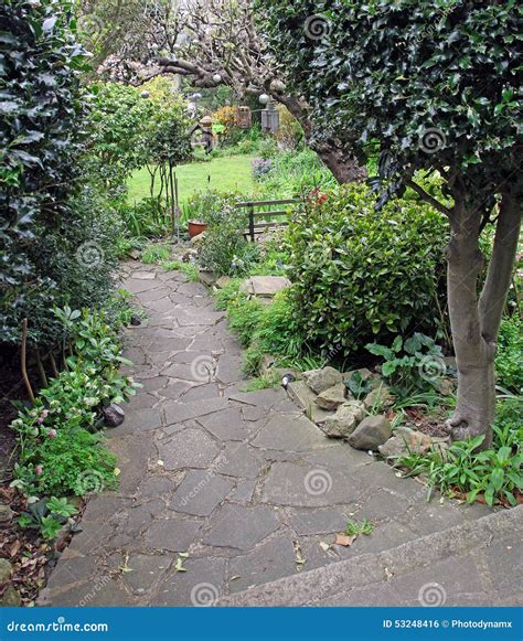 Path To Secret Garden Stock Photo Image Of English Step 53248416
