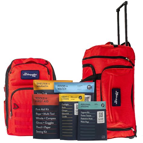 Buy Complete Earthquake Bag 3 Day Emergency Kit For Earthquakes