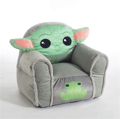 Star Wars The Mandolorian Baby Yoda Figural Bean Chair Polyester