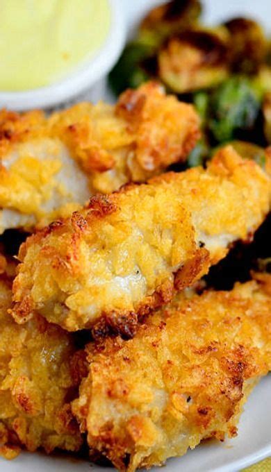 Remember to wash your hands! Potato Chip Chicken Fingers - Iowa Girl Eats | Recipe ...