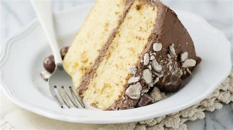 19 random and delightful things you can make with boxed cake mix. Yellow Cake with Chocolate Malt Buttercream recipe from ...