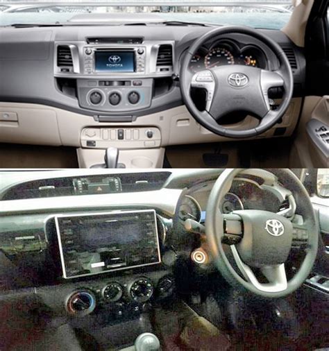 2016 Toyota Hilux Revo Interior Vs Hilux Vigo Old Vs New