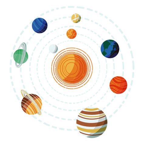 Solar System Illustration Transparent Png And Svg Vector File