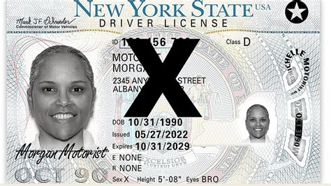 New York State Drivers License Change Why Put An X On Yours