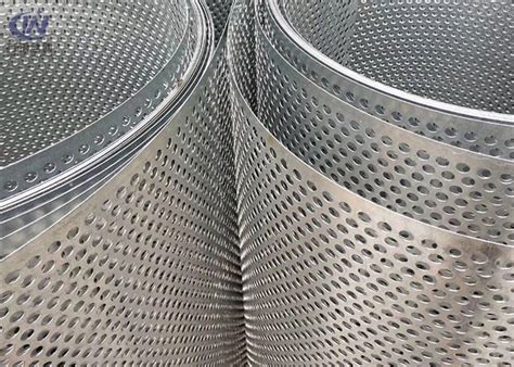 Round Hole Perforated Metal Sheet Punching Mesh Stainless Steel