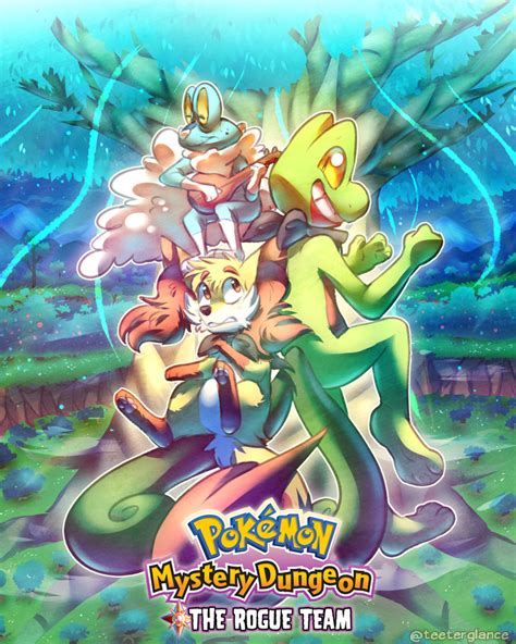 Pokemon Mystery Dungeon The Rogue Team Cover By Teeterglance On