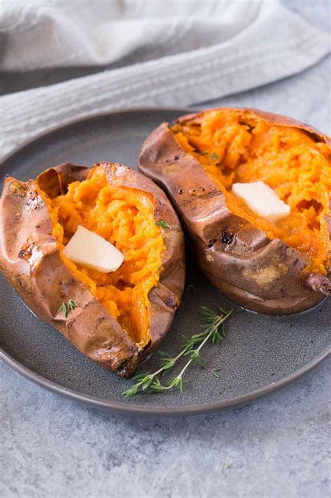 Baked Sweet Potatoes Best And Quickest Way Delicious Meets Healthy