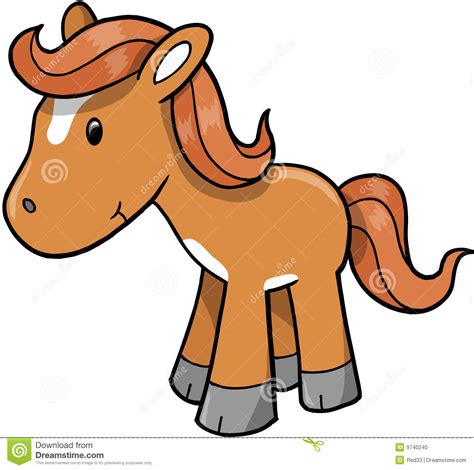 Horse Pony Vector Illustration Stock Vector Illustration Of Isolated