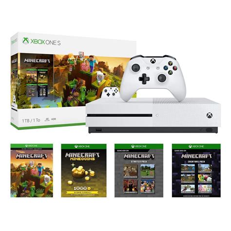 Refurbished Console Microsoft Xbox One S 1tb Minecraft Creators Bundle