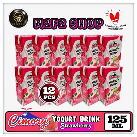 Promo Yogurt Cimory Drink Strawberry Kotak Uht Stroberi Ml