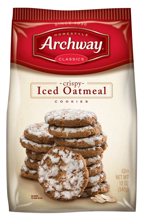 Find calories, carbs, and nutritional contents for archway cookies and over 2,000,000 other foods at myfitnesspal.com. Archway Crispy Iced Oatmeal Cookies, 12 Oz - Walmart.com