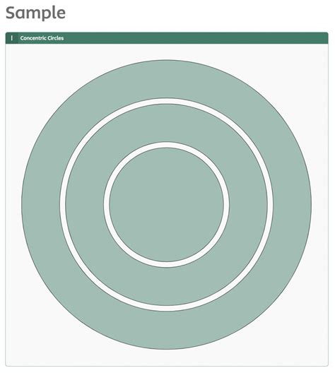 Concentric Circles Template