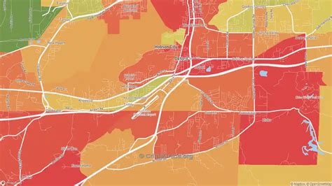 The Safest And Most Dangerous Places In Oxford Al Crime Maps And