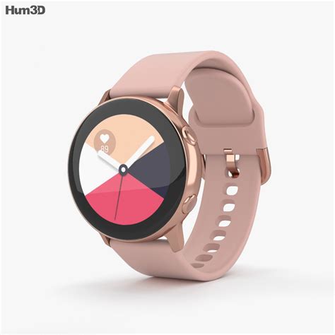 At samsung's rumored galaxy s21 event in january, the company will reportedly launched the galaxy watch active 2 in a new rose gold color. Samsung Galaxy Watch Active Rose Gold 3D model - Electronics on Hum3D