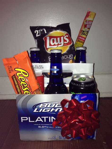 If the traditional route is more. A gift basket I made for my boyfriend on our two year ...