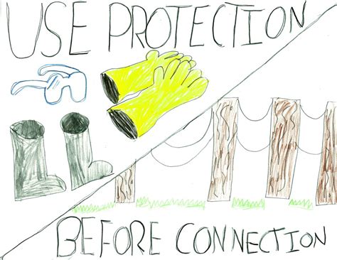 Road safety is a state of mind, accident is an absence of mind. BGE Children Safety Drawing-25 | Safety on the job and off ...