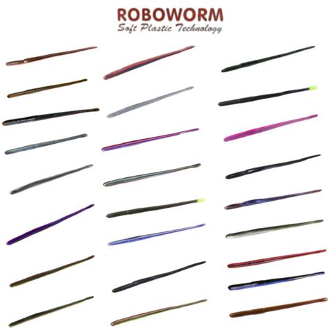 Roboworm Straight Tail Worm Drop Shot Finesse 7in Orange Crusher For