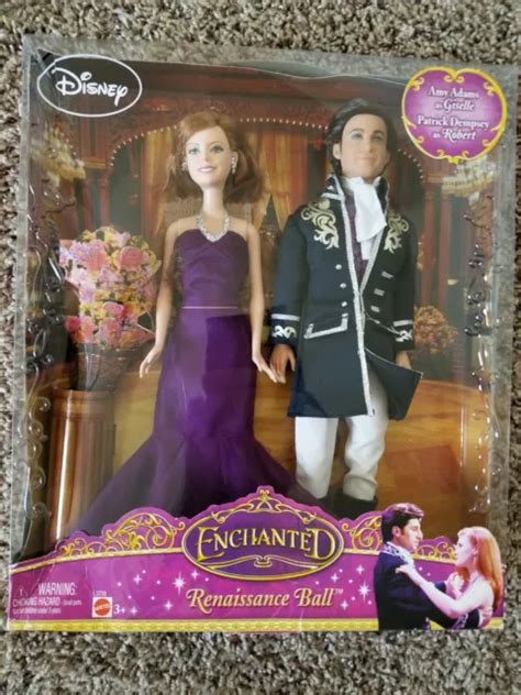 Mattel Disney Enchanted Renaissance Ball Giselle And Robert Doll Set New Nib Picclick