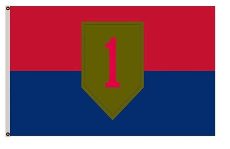 United States Army 1st Infantry Division Large Indoor Outdoor Flag