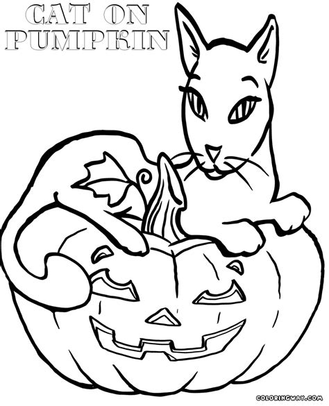 You need to use this photograph for backgrounds on cellular with high quality resolution. Halloween cat coloring pages | Coloring pages to download ...