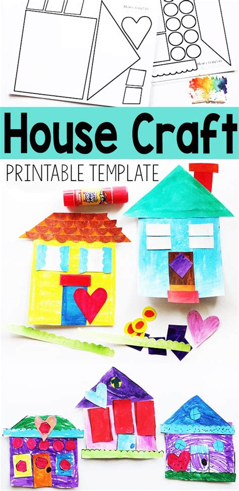 Build A House Craft Template