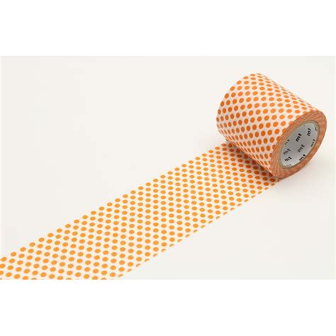 mt casa pois orange largeur 50mm masking tape