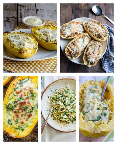 Low Carb Recipe Love On Fridays Cheesy Low Carb Spaghetti Squash