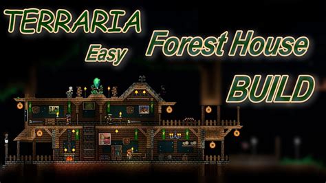 Terraria Easy Forest House Build Youtube