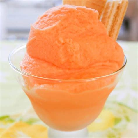 Homemade Orange Crush Ice Cream With Orange Sweetened Condensed Milk Sugar Ice Cream Ice