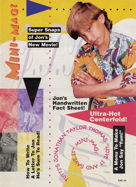 Images From Tutti Frutti Magazine January 1995 JTTArchive Net