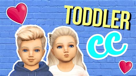 The Sims 4 Huge Custom Content Haul Toddlers Youtube