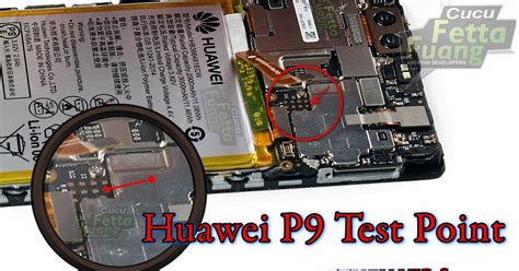 Huawei P9 Test Point Tembel Panci