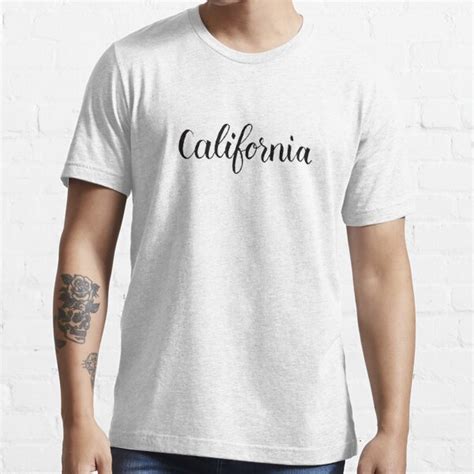 California Calligraphy T Shirt For Sale By The Bangs Redbubble