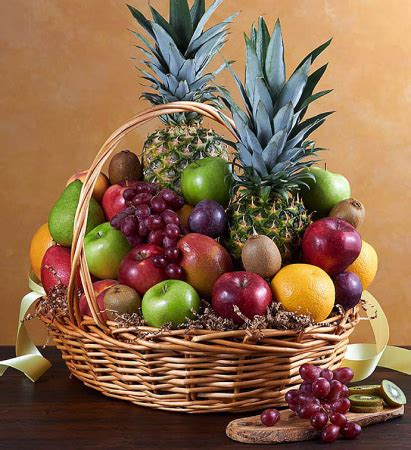 Hand arranged with fresh fruits & gorgeous flowers, fruit baskets are sure to bring a sweet smile to your recipient. All Fruit Basket Fruit Basket in Hampton Falls, NH ...