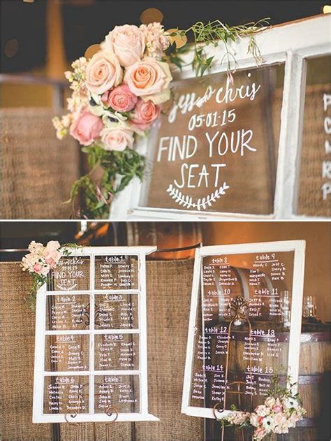 Romantic And Rustic Guest Book For Wedding 13 Seating Chart Wedding