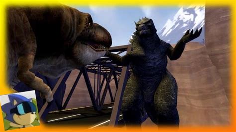 Sfm Godzilla And T Rex And Earth Youtube