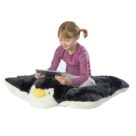 Pillow Pets Jumboz Playful Penguin Plush Floor Pillow