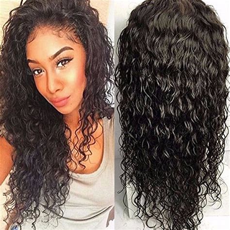 aliceprincess brazilian full lace human hair wigs wet wavy deep curly virgin hair