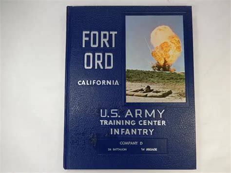 Yearbook Us Army Training Center Fort Ord Comp D 2nd Batt 1st Brig