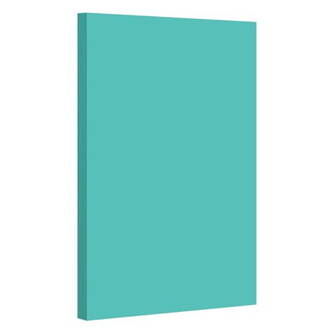 85 X 14 Sea Blue Color Paper Smooth For School Office And Home
