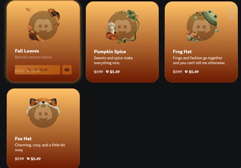 Discord Released Their Halloween And Fall Themed Shops Rdiscordapp