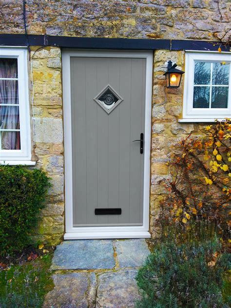 A Touch Of French Grey Solidor Cottage Front Doors Composite Front