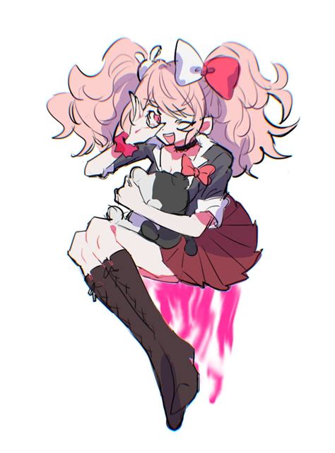 Enoshima Junko And Monokuma Danganronpa And More Drawn By Yuno