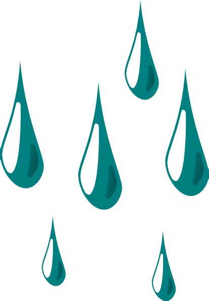 Rain Drops Clip Art At Clker Com Vector Clip Art Online Royalty Free