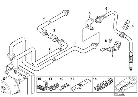 The controls are active only when the corresponding. 2003 BMW 325Ci Coupe M54 Engine(E46) Brake Pipe Rear ABS/ASC+T