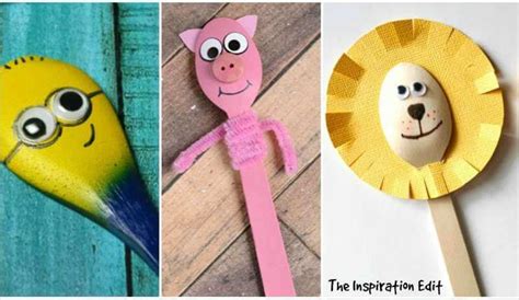 15 Funky Wooden Spoon Crafts For Kids · The Inspiration Edit