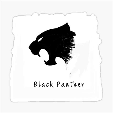 black panther sticker for sale by mahmoud1ahmed redbubble