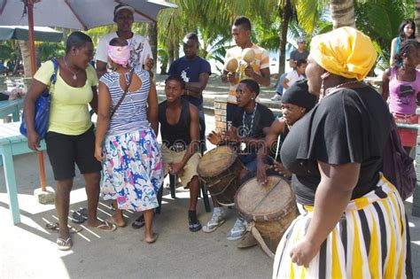 Traditional Garifuna Dancers Editorial Stock Photo Image Of