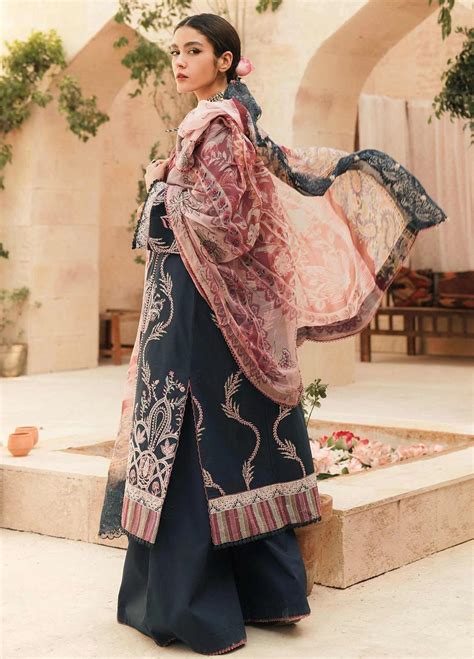 Zara Shahjahan Embroidered Lawn Suit Unstitched 3 Piece 06 Shahay Zsl22